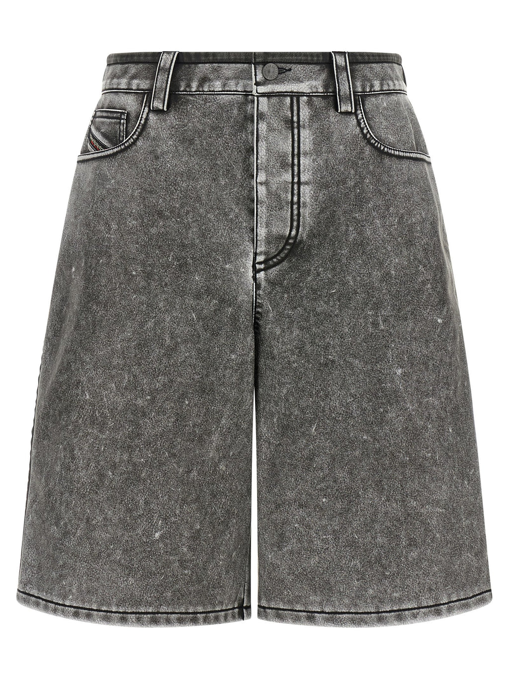 Diesel | Gray Polyethylene Bermuda Shorts