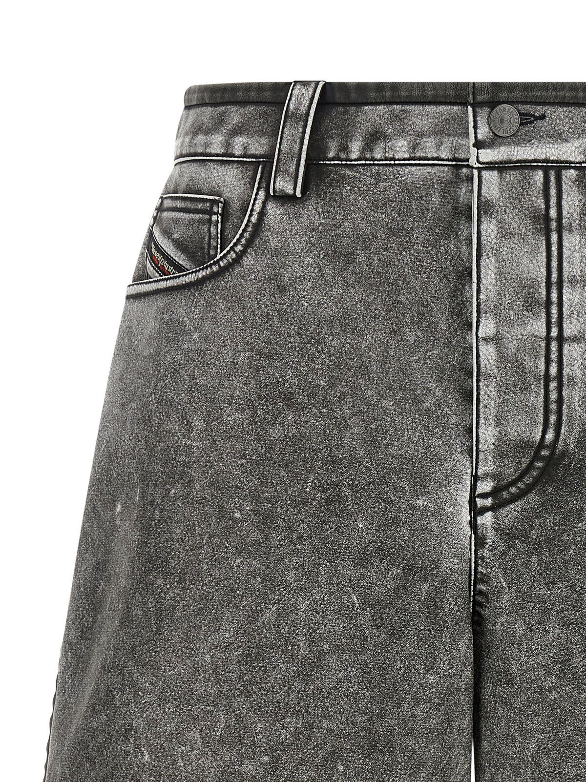 Diesel | Gray Polyethylene Bermuda Shorts
