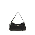 Prada | Black Calf Leather Bos Taurus Shoulder Bag