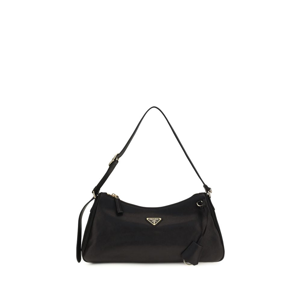 Prada | Black Calf Leather Bos Taurus Shoulder Bag