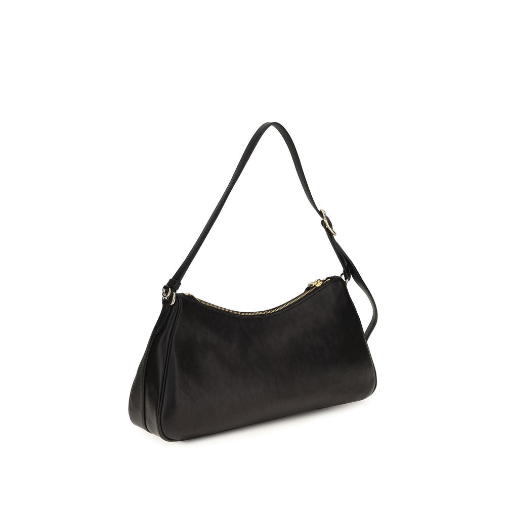 Prada | Black Calf Leather Bos Taurus Shoulder Bag