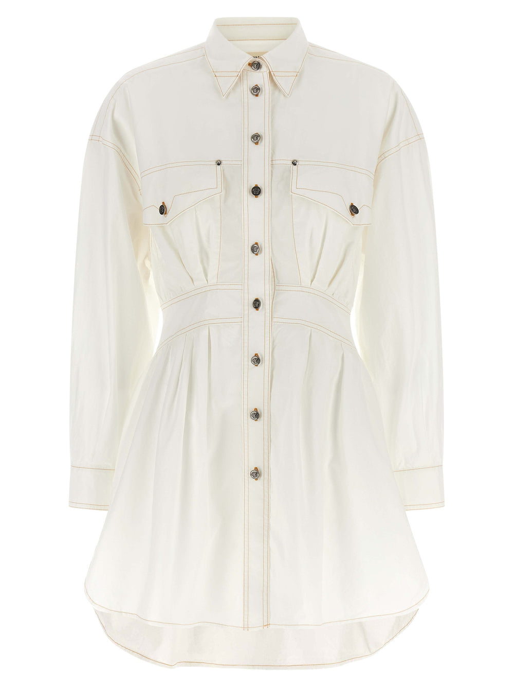 Versace | White Cotton Short Dress