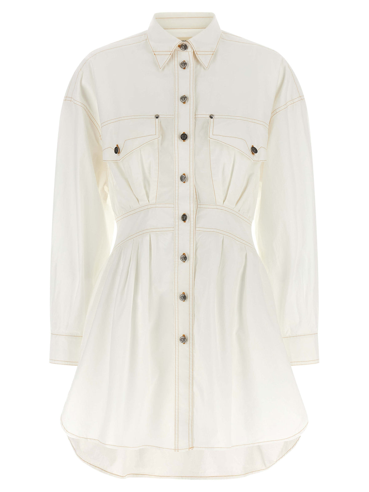 Versace | White Cotton Short Dress