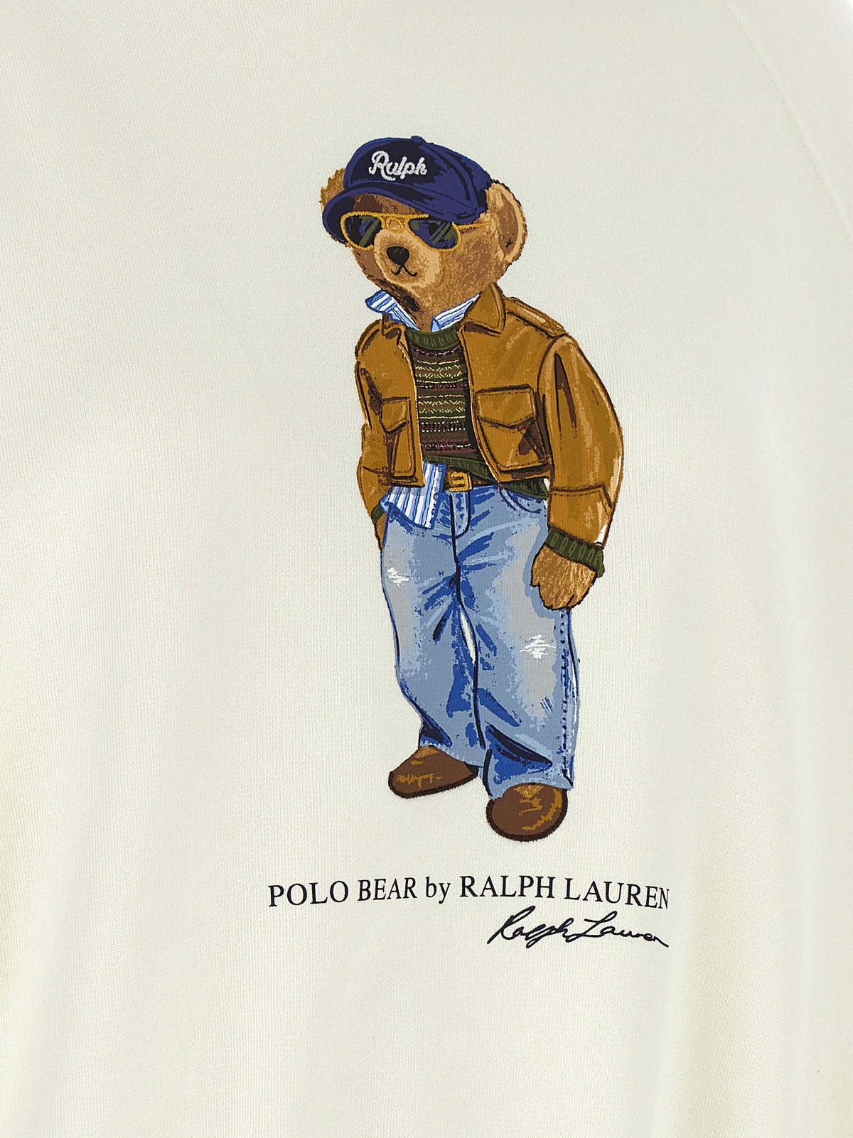 Polo Ralph Lauren | White Cotton Sweatshirt