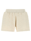 Off-White | Beige Cotton Bermuda Shorts