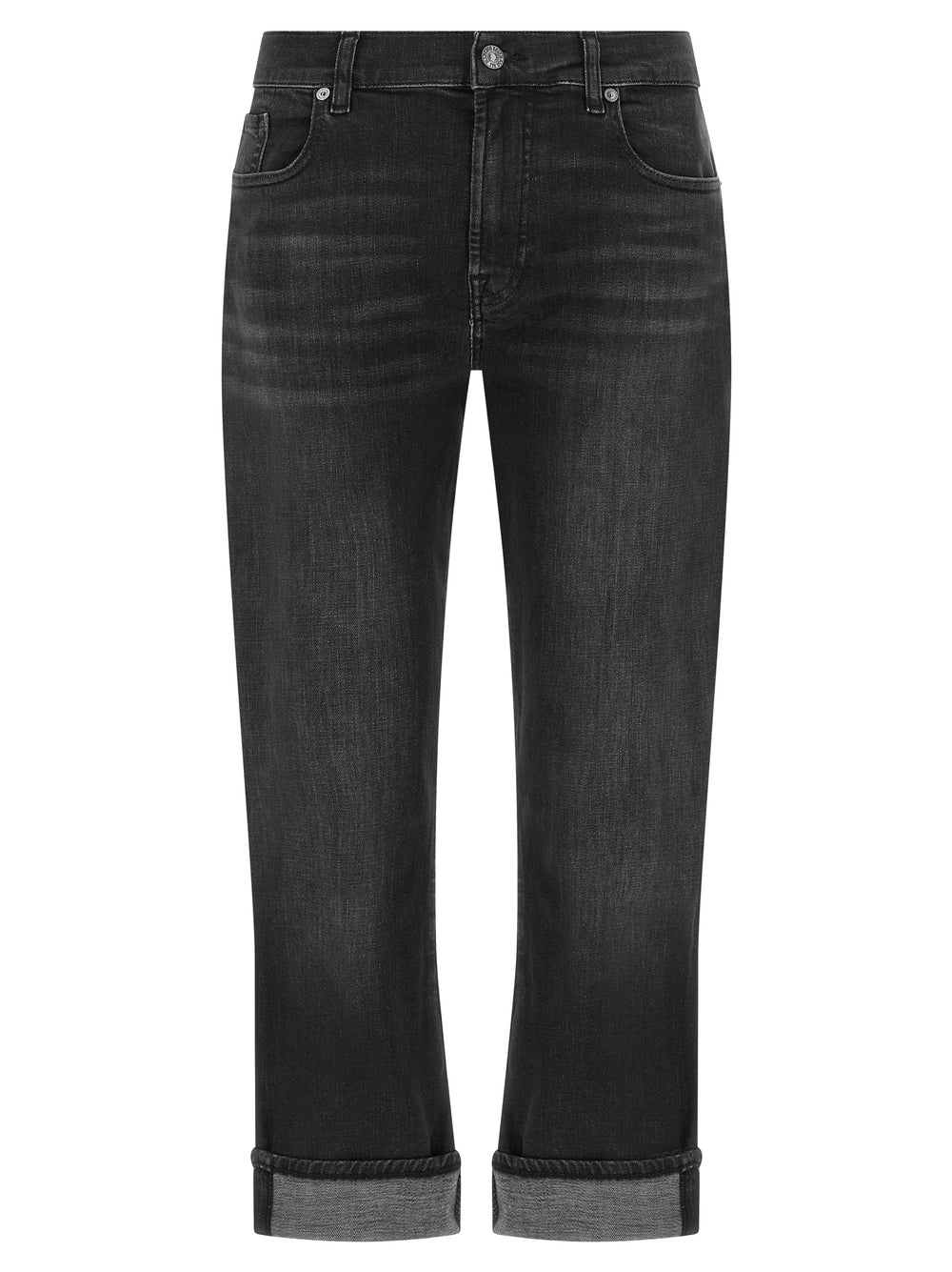 7 For All Mankind | Black Relaxed Fit Jeans