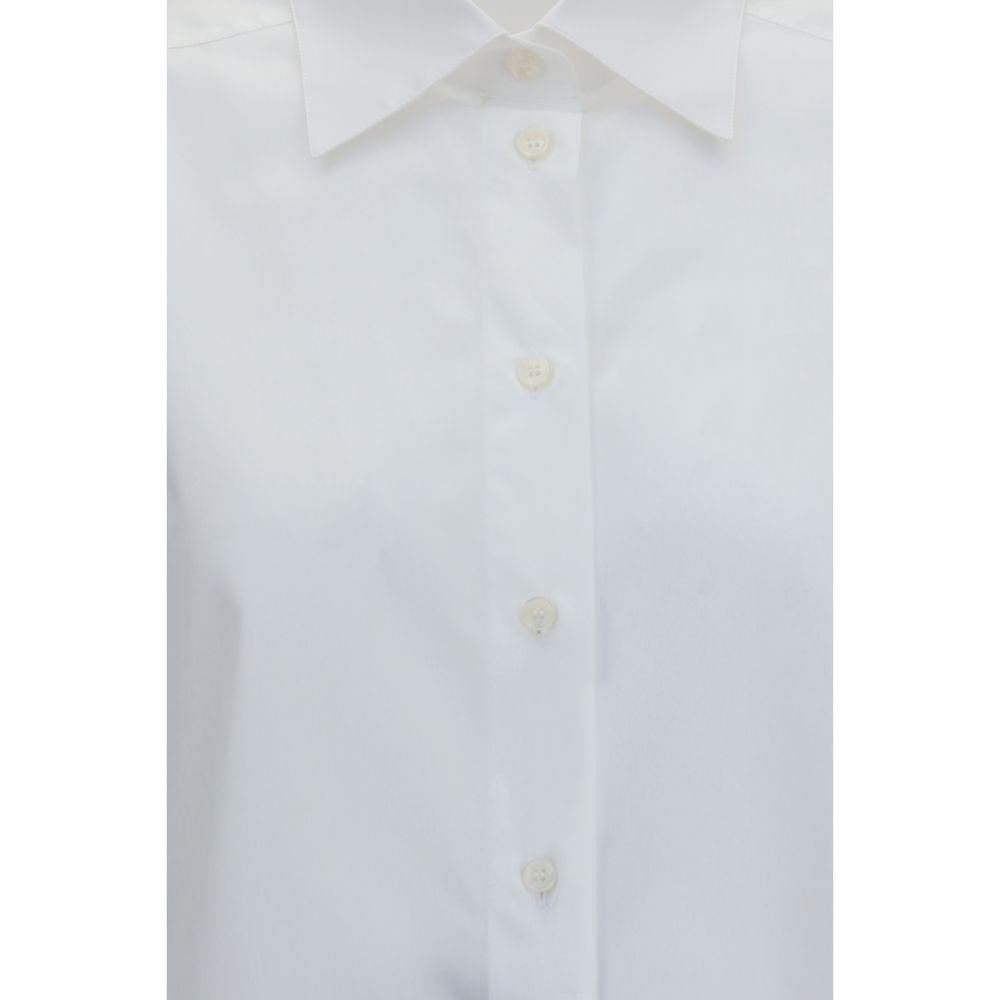 Dolce & Gabbana | White Cotton Dress Shirt