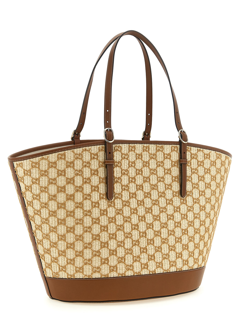 Gucci | Brown Cotton Handbag