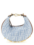 Fendi | Blue Cotton Handbag