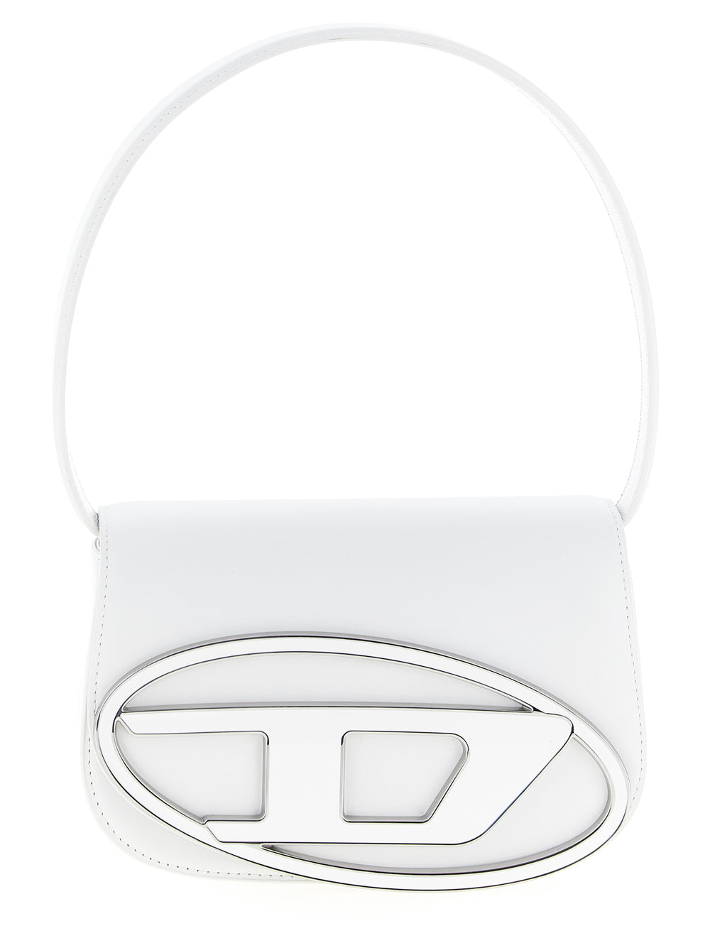 Diesel | White Cowhide Shoulder Bag
