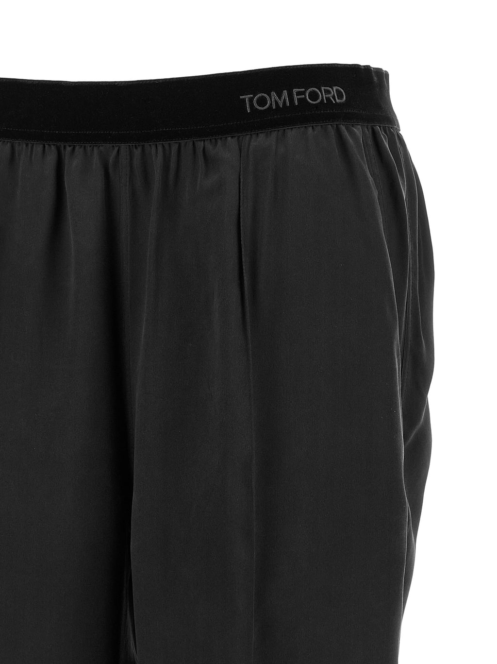Tom Ford | Black Silk Bottoms Sleepwear