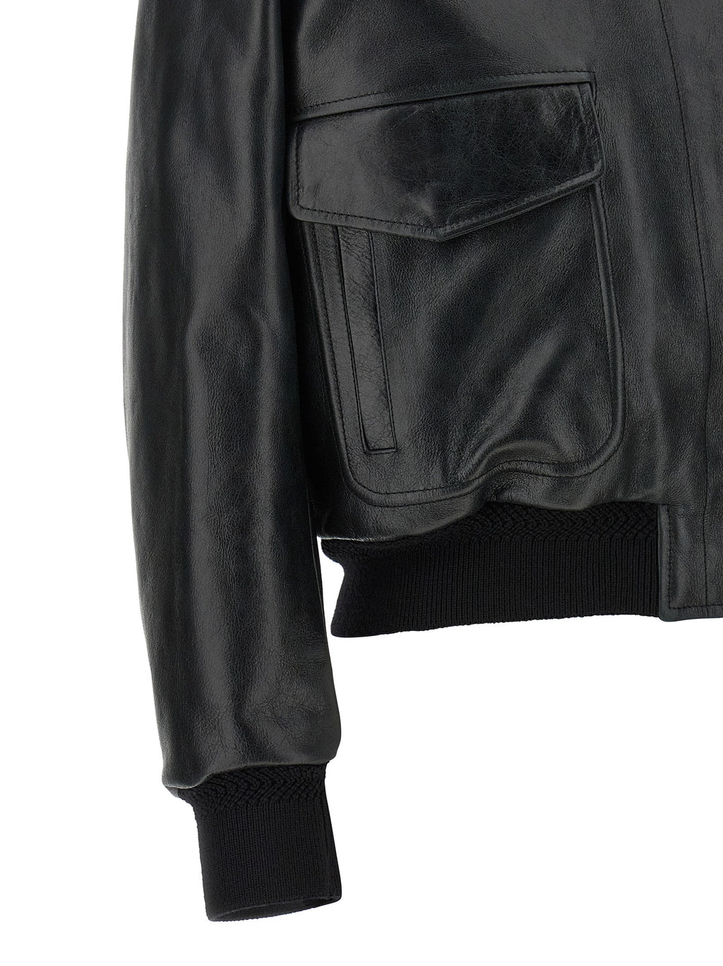 Tom Ford | Black Lamb Leather Leather Jacket