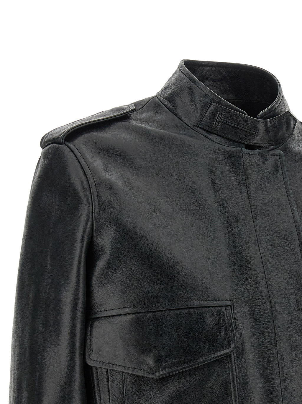 Tom Ford | Black Lamb Leather Leather Jacket