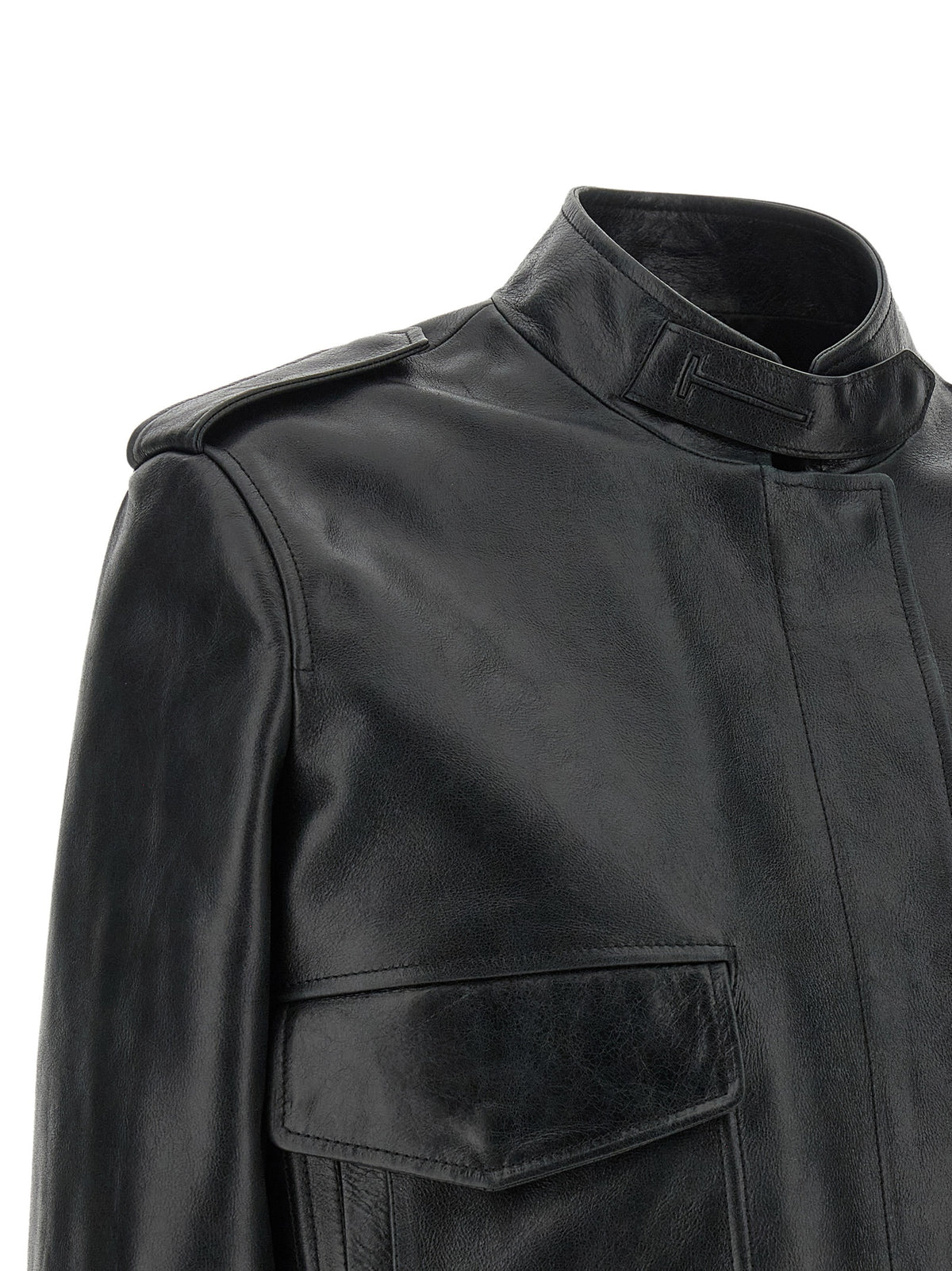 Tom Ford | Black Lamb Leather Leather Jacket
