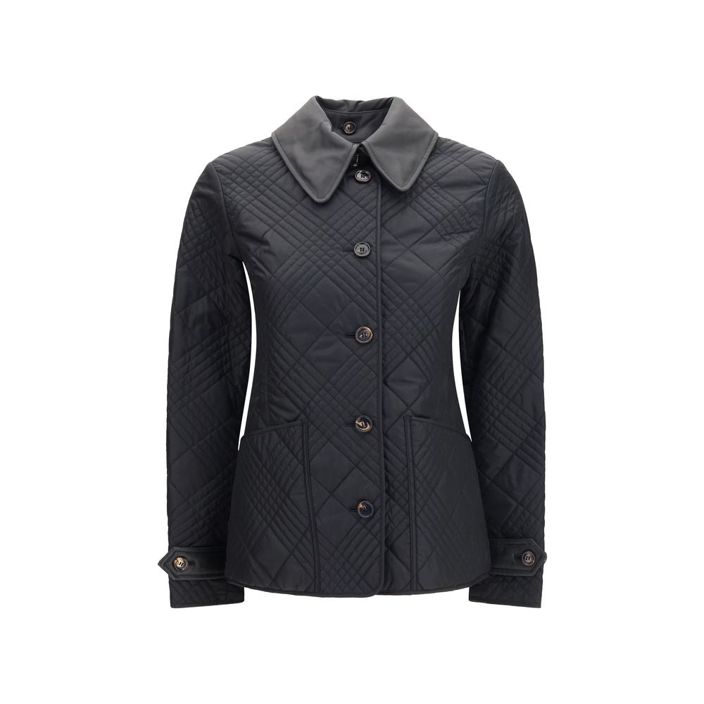 Burberry | Black Polyamide Full-Length Jacket