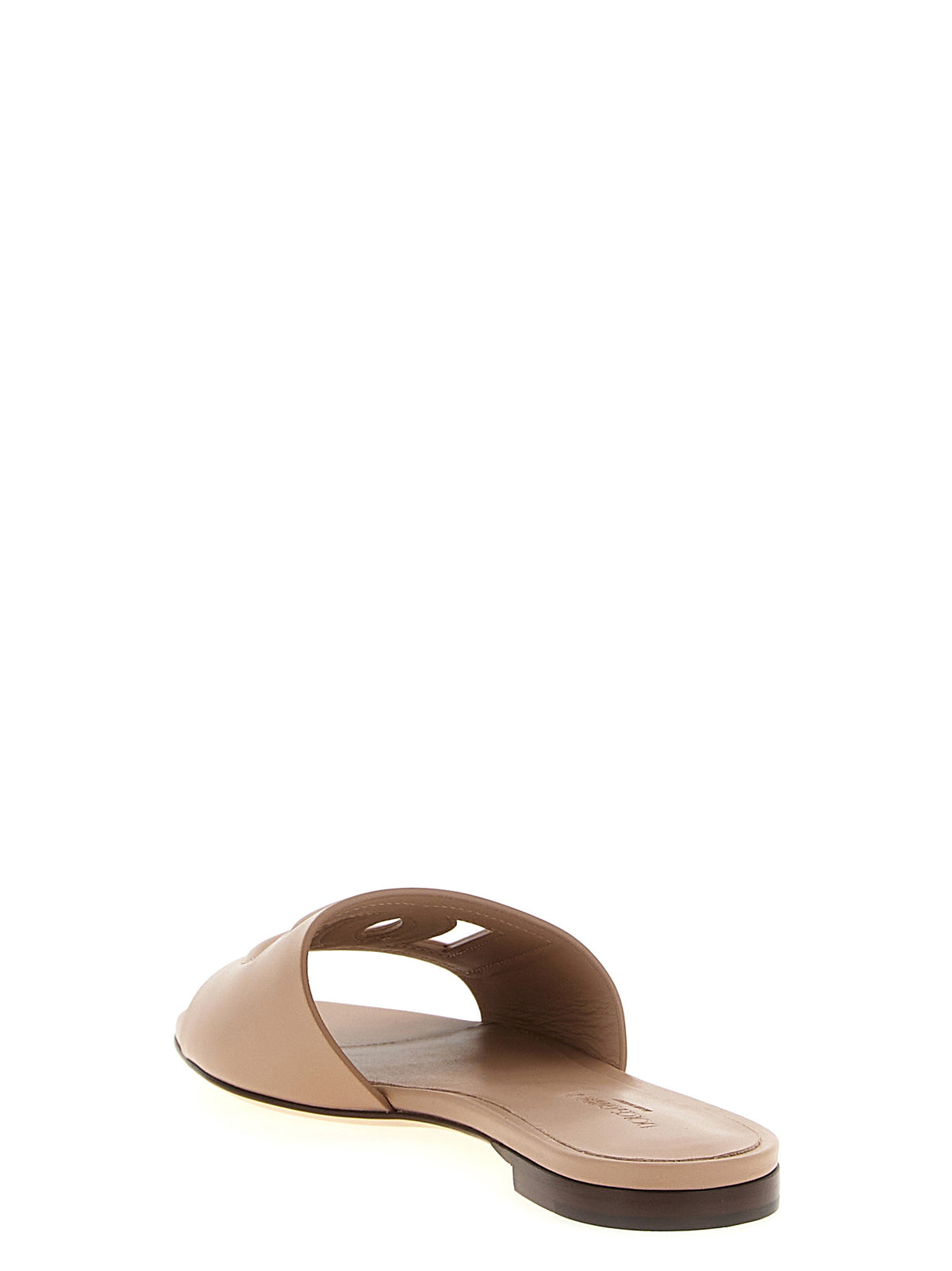 Dolce & Gabbana | Beige Calfskin Slides