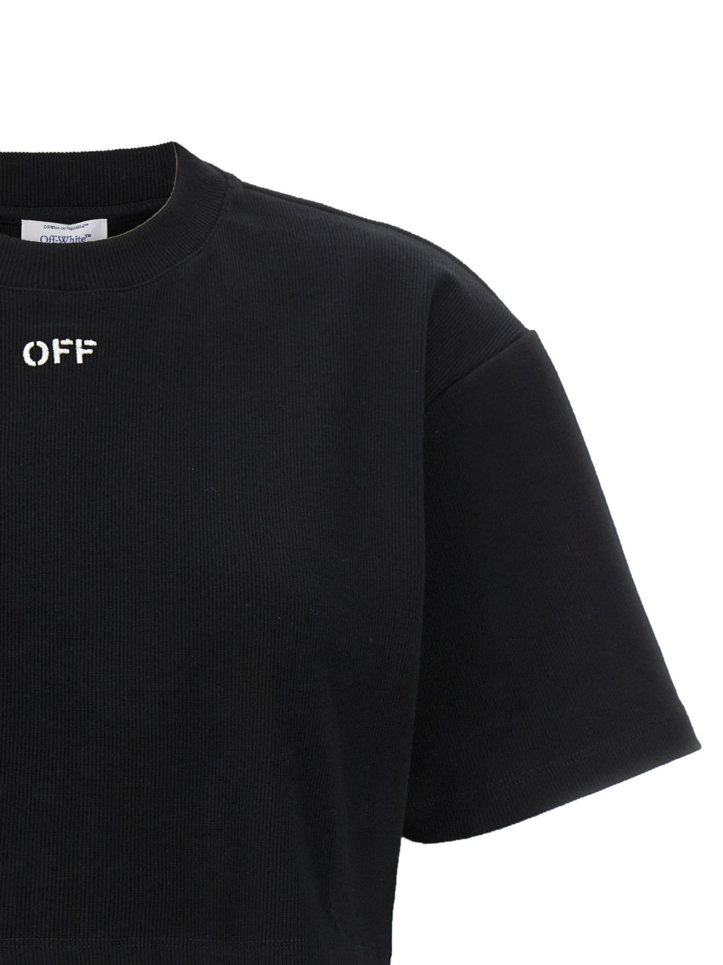 Off-White | Black Cotton T-Shirt