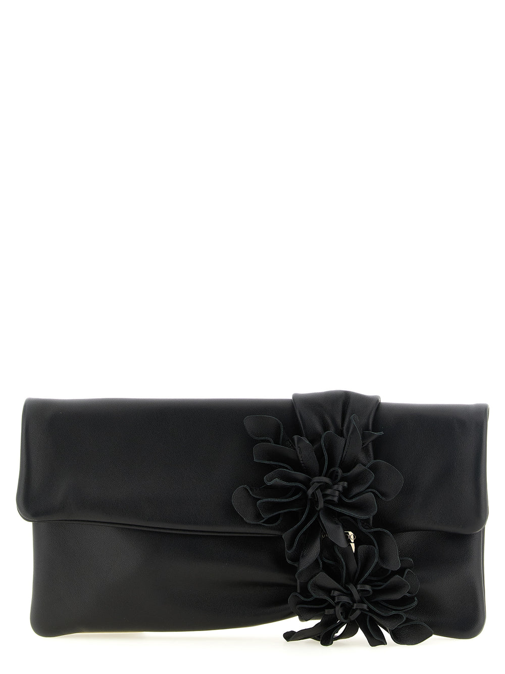 Jimmy Choo | Black Lamb Leather Clutch Bag