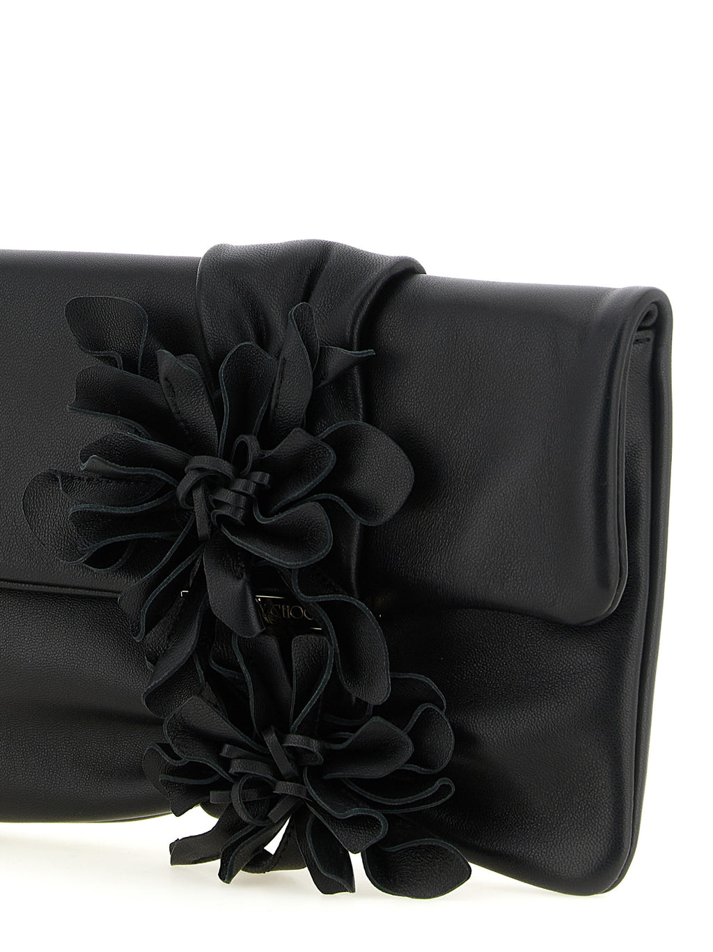 Jimmy Choo | Black Lamb Leather Clutch Bag