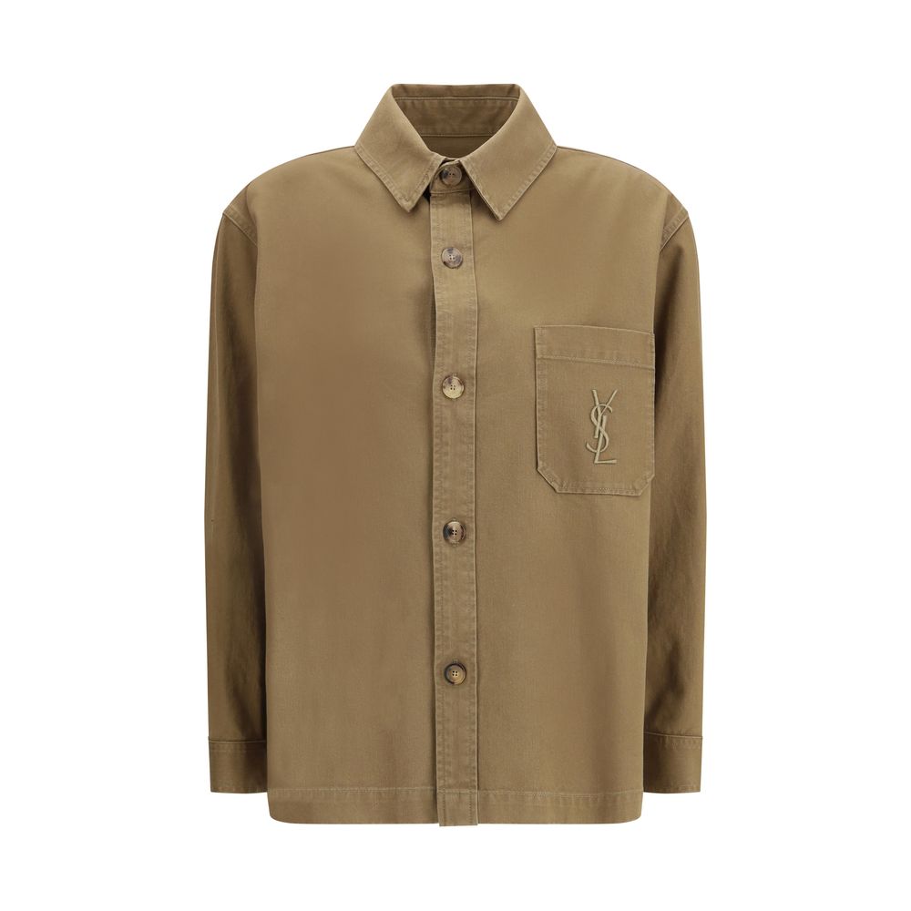 Saint Laurent | Bicolor Cotton Denim Jacket