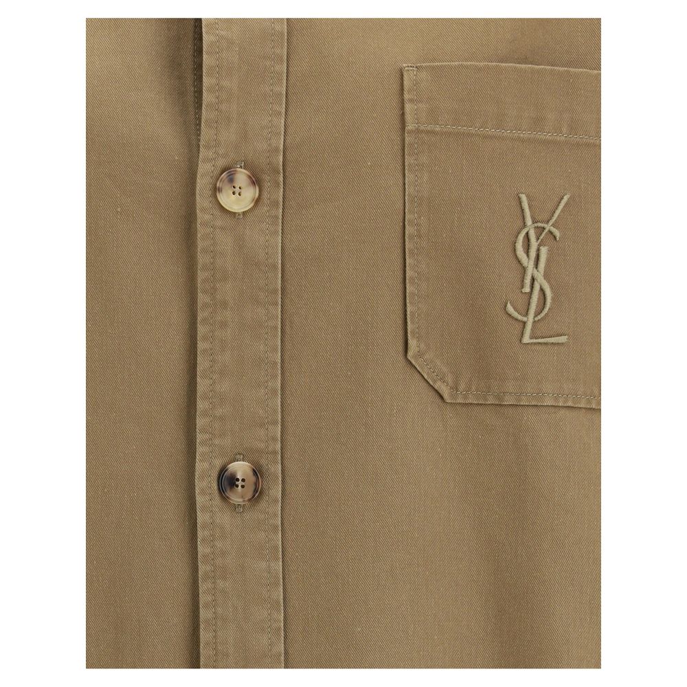 Saint Laurent | Bicolor Cotton Denim Jacket