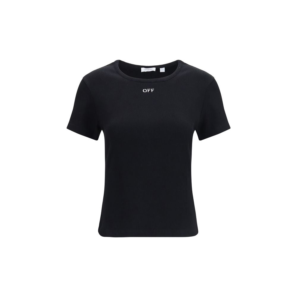 Off-White | Black Cotton T-Shirt