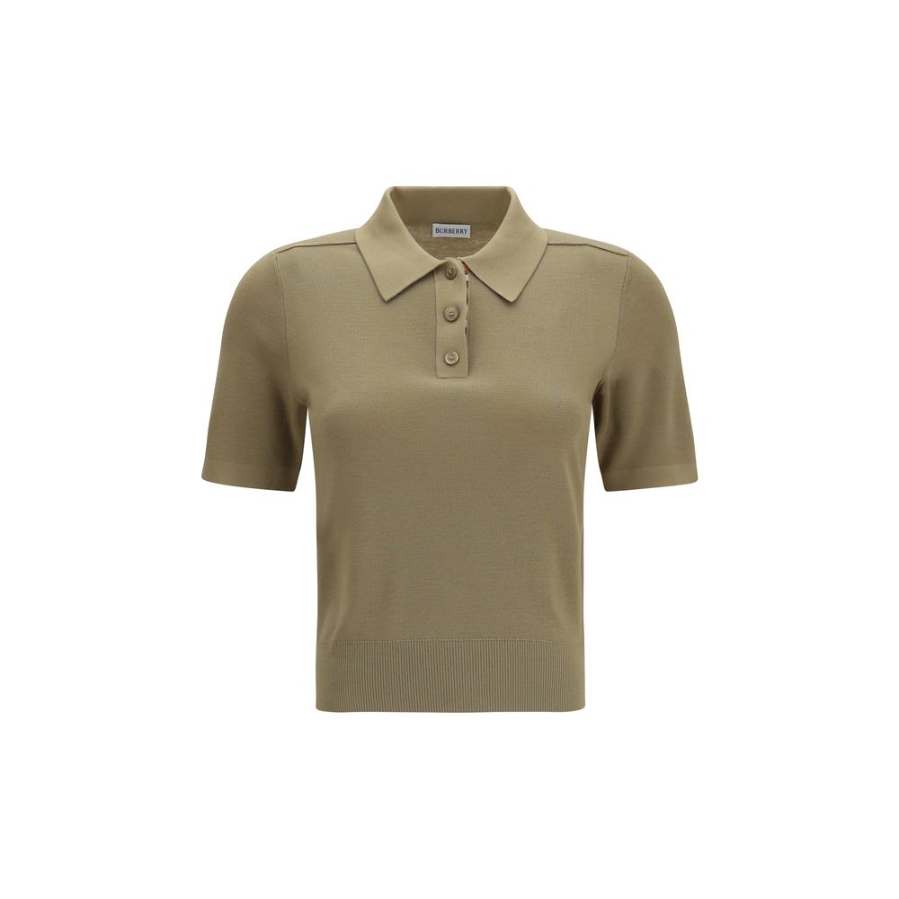 Burberry | Bicolor Wool Oves Aries Polo Shirt