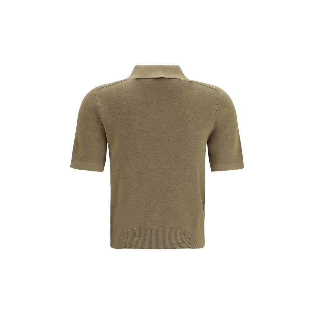 Burberry | Bicolor Wool Oves Aries Polo Shirt