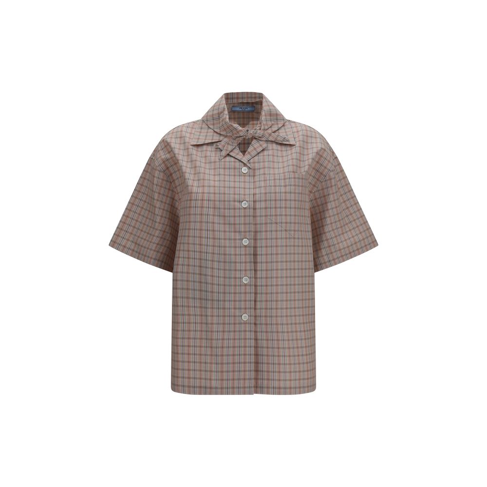 Prada | Multicolor Cotton Shortsleeve Shirt