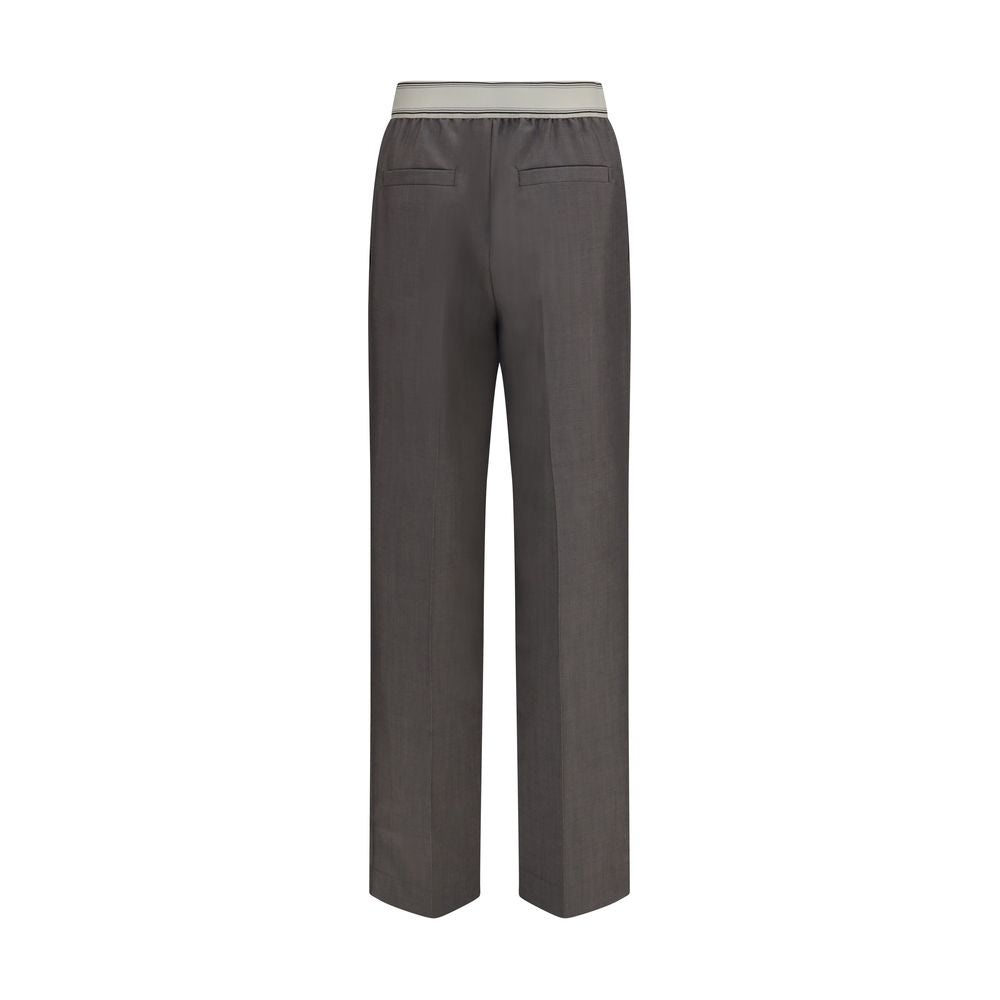 Versace | Gray Wool Oves Aries Pants