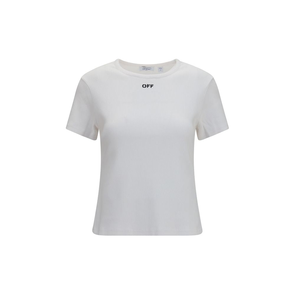 Off-White | White Cotton T-Shirt