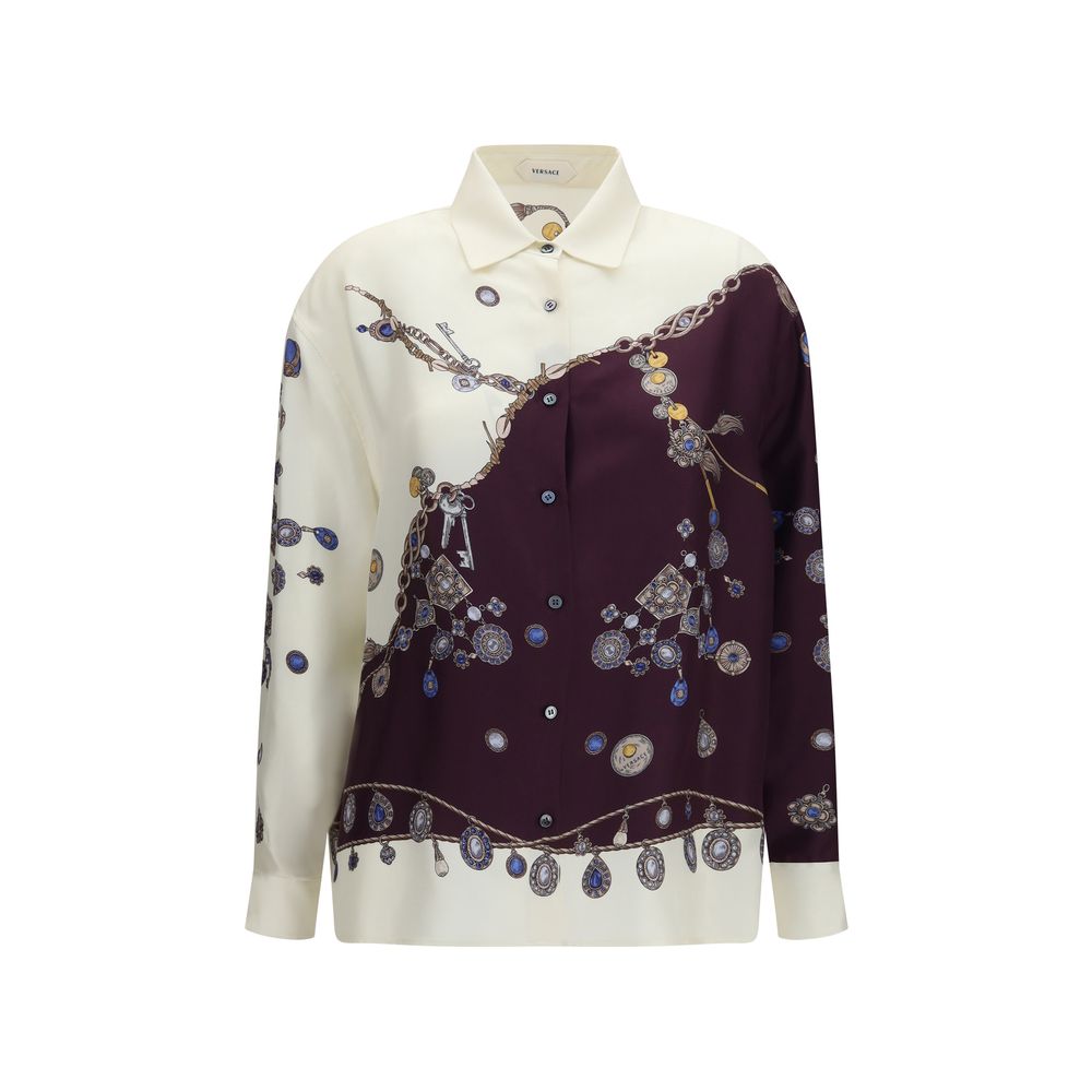 Versace | Multicolor Silk Pattern Shirt