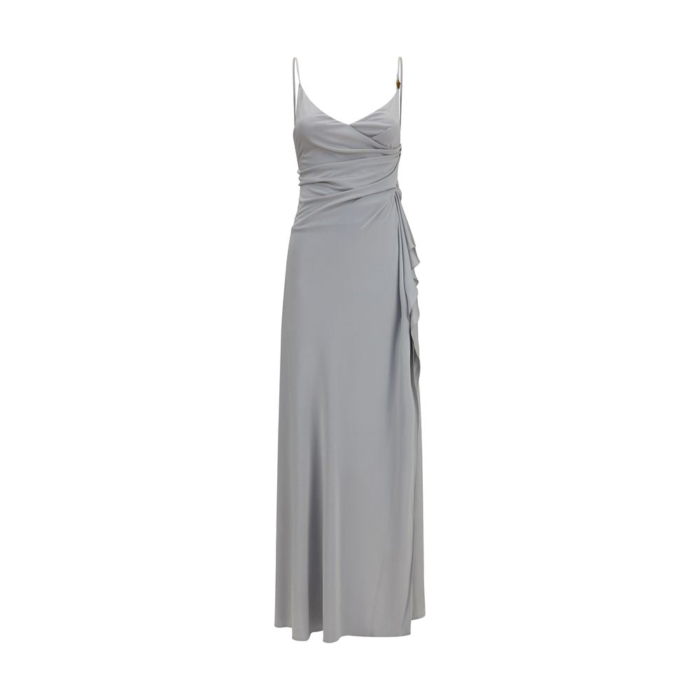 Versace | Gray Viscose Casual Dress