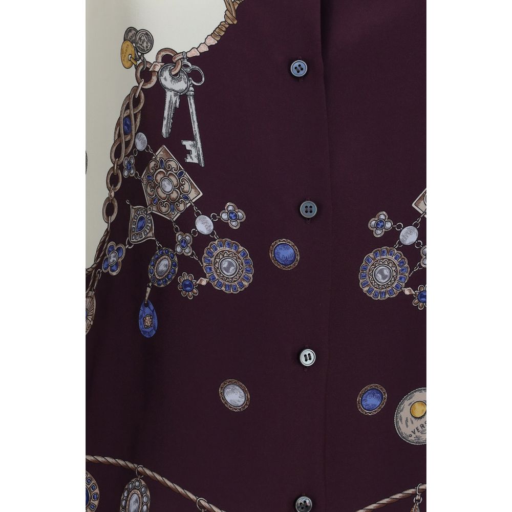 Versace | Multicolor Silk Pattern Shirt