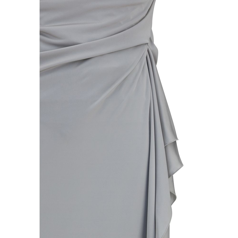 Versace | Gray Viscose Casual Dress