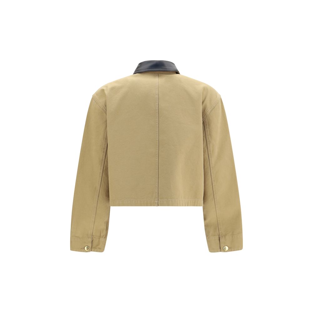 Balenciaga | Beige Cotton Full-Length Jacket