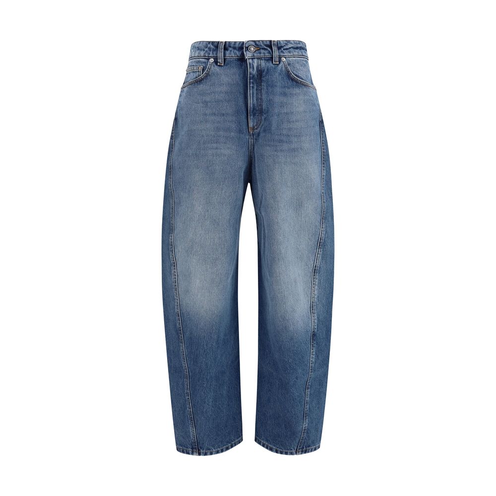 Givenchy | Blue Cotton Relaxed Fit Jeans