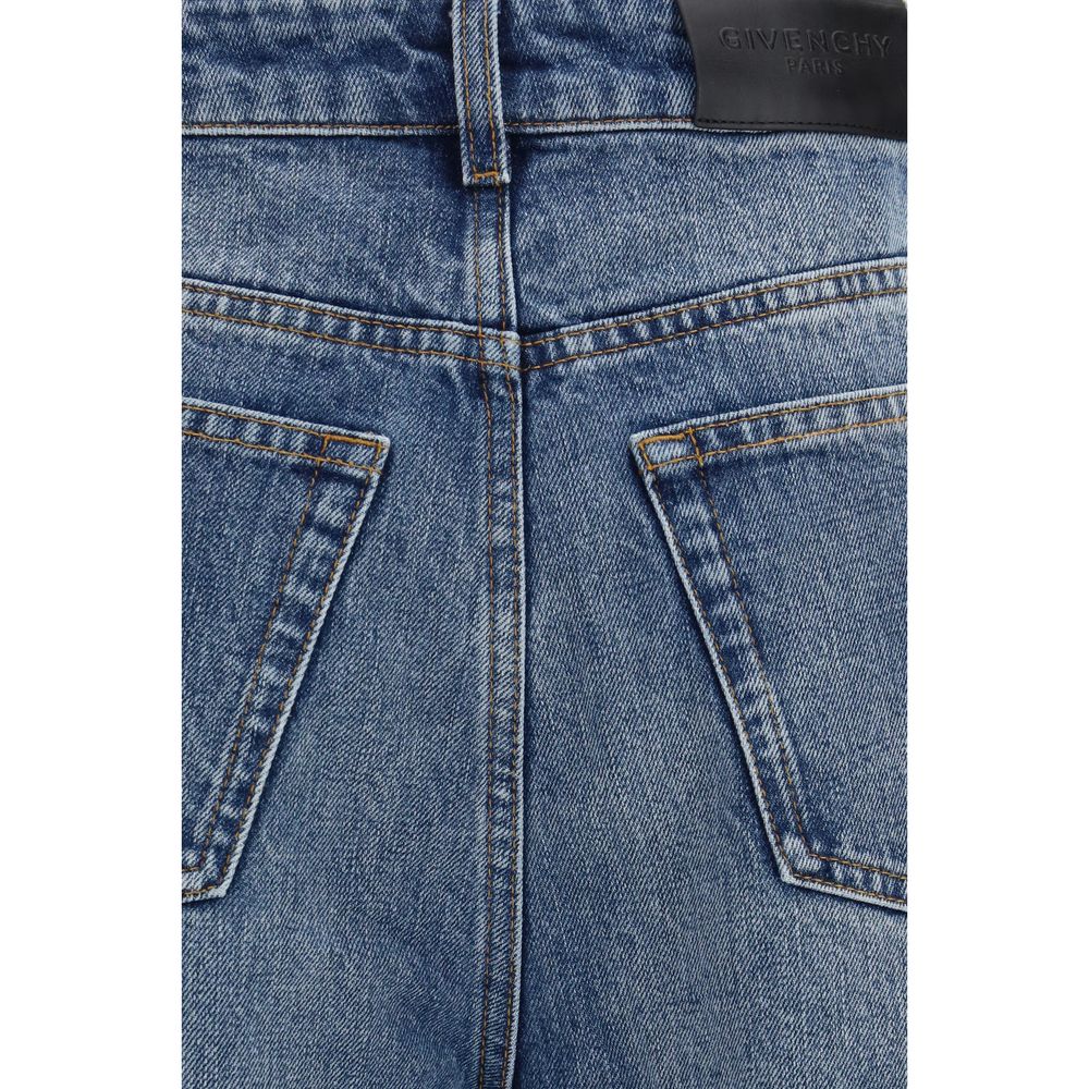 Givenchy | Blue Cotton Relaxed Fit Jeans