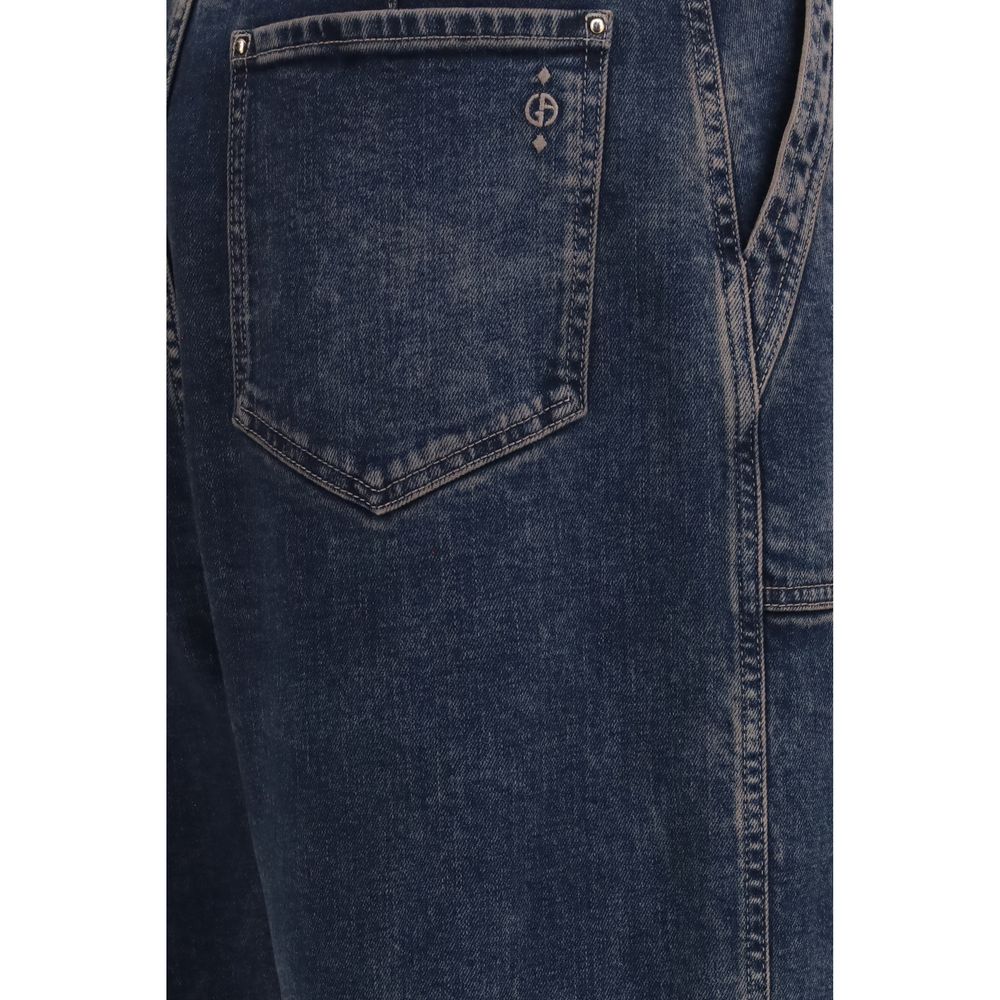 Giorgio Armani | Blue Cotton Jeans Denim