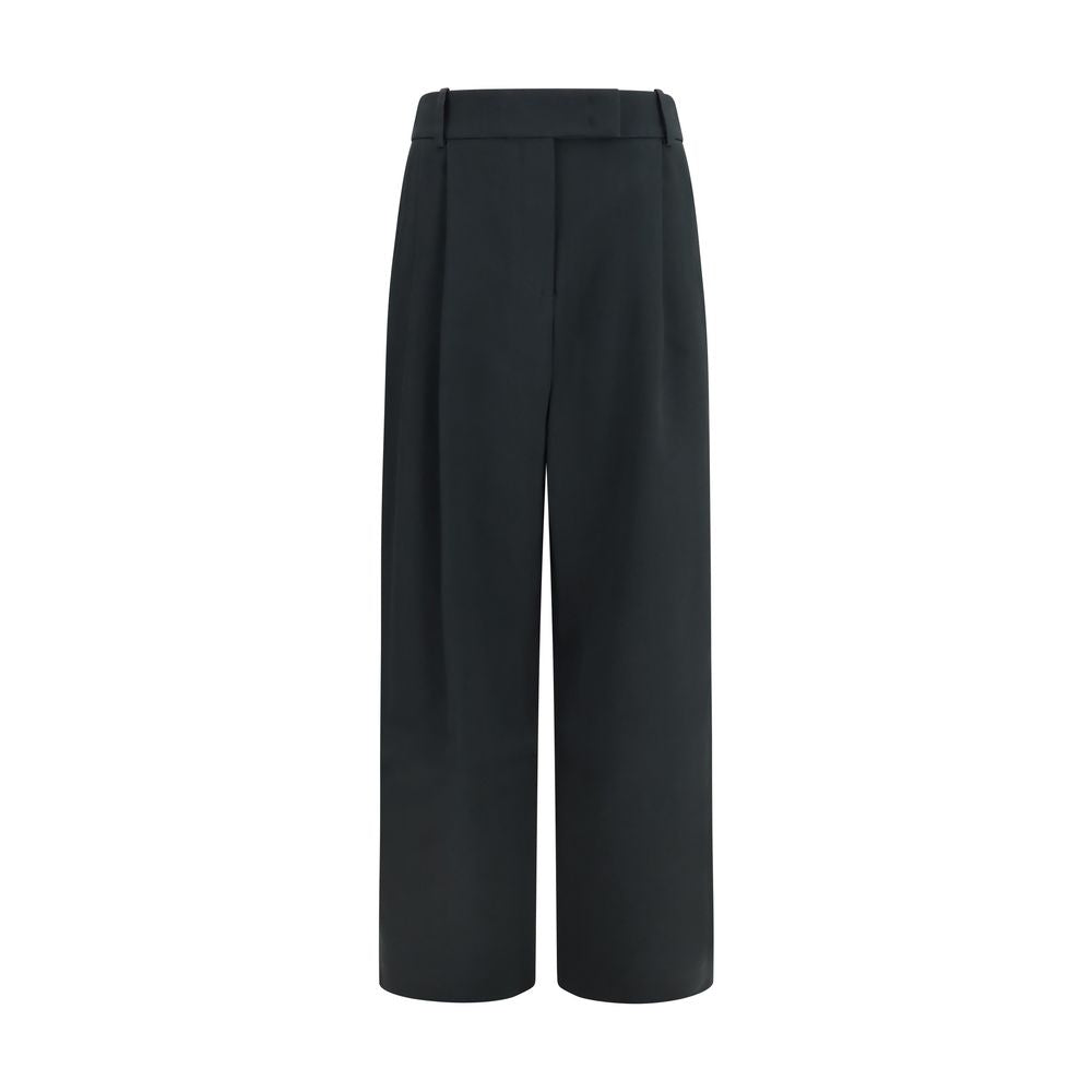 Giorgio Armani | Black Silk Casual Pants