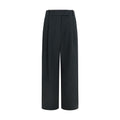 Giorgio Armani | Black Silk Casual Pants