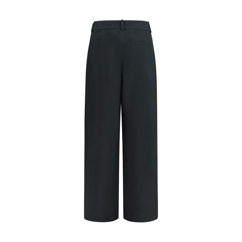 Giorgio Armani | Black Silk Casual Pants