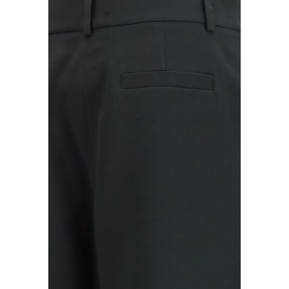 Giorgio Armani | Black Silk Casual Pants