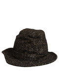 Dolce & Gabbana | Gray Melange Blended Textured Tweed Capello Hat