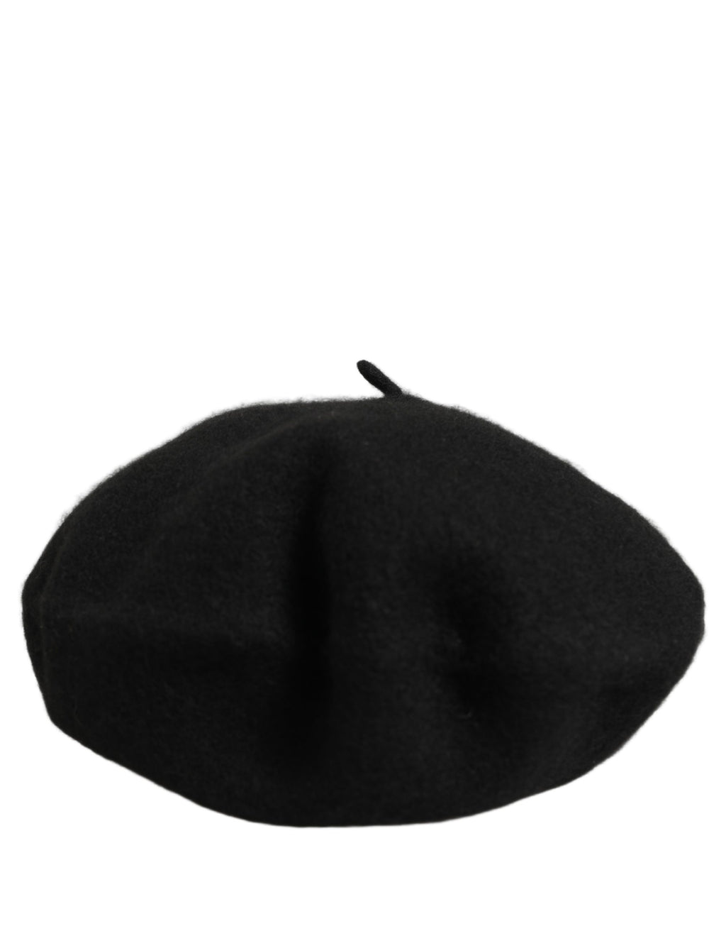 Dolce & Gabbana | Black Wool French Style Beret Capello Hat