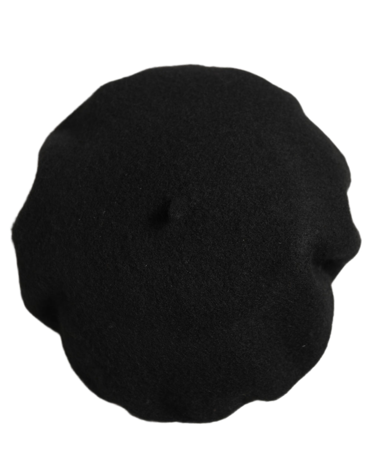 Dolce & Gabbana | Black Wool French Style Beret Capello Hat