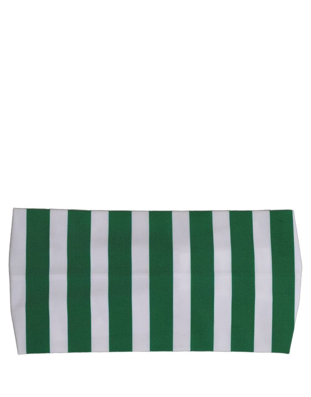 Dolce & Gabbana | Green White Stripes Nylon Head Wrap One Size Headband