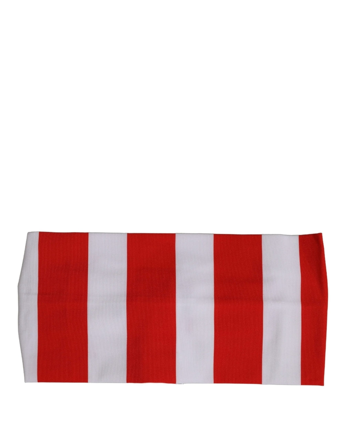 Dolce & Gabbana | Red White Stripes Nylon Head Wrap One Size Headband