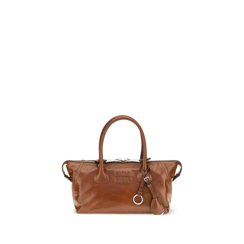 Miu Miu | Brown Calf Leather Bos Taurus Handbag