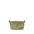 Saint Laurent | Bicolor Suede Leather Shoulder Bag